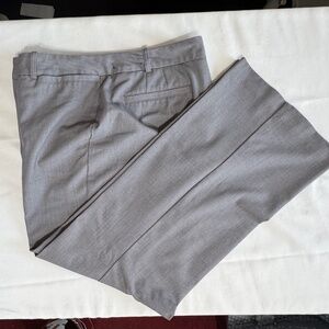 Worthington Women's light grey Petite Curvy Fit Mid Rise Dress Pants 14P